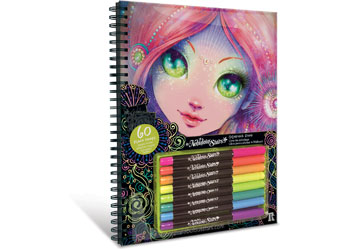 Nebulous Stars - Colouring Book - Black Pages - CDU6