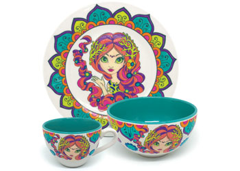 Nebulous Stars - Porcelain Painting