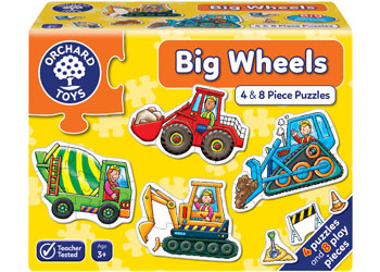 Orchard Toys Big Wheels 4 x 8 pieces