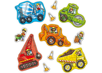 Orchard Jigsaw - Big Wheels 4 x 8pc                                                       