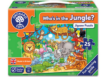 Orchard Jigsaw - Who's in the Jungle? 25 pieces
