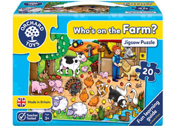 Orchard Jigsaw - Who's On The Farm? 