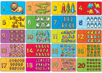 Orchard Jigsaw - Match and Count 20pc                                           