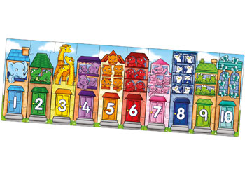 Orchard Toys Number Street 20 pieces