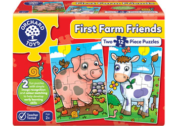 Orchard Toys First Farm Friends 2 x 12  pieces