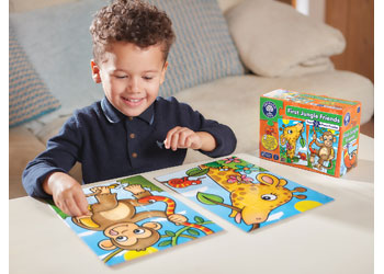 Orchard Jigsaw - First Jungle Friends 2 x 12 pc                                           