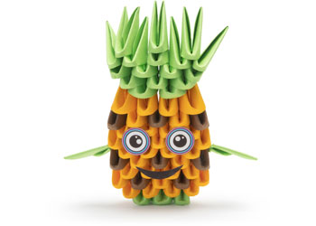 Origami 3D - Pineapple                                                                    