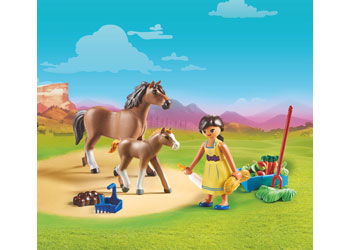 Playmobil - Pru with Horse and Foal