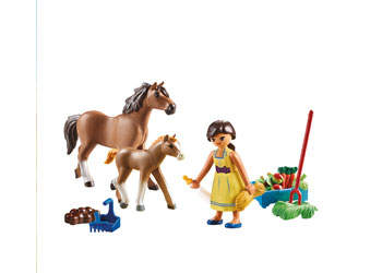 Playmobil - Pru with Horse and Foal