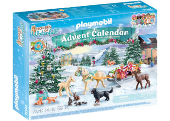 Advent Calendar Horses of Waterfall - Christmas Sleigh Ride - 71345