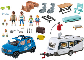 Playmobil - Caravan with car