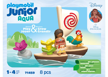 Playmobil - 1.2.3 & Disney: Moana's Sail Boat                                             
