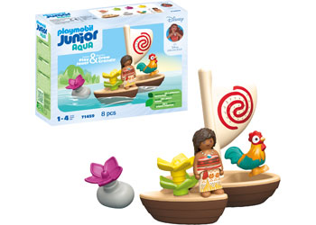 Playmobil - 1.2.3 & Disney: Moana's Sail Boat                                             