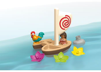 Playmobil - 1.2.3 & Disney: Moana's Sail Boat                                             