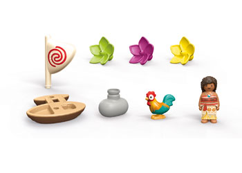 Playmobil - 1.2.3 & Disney: Moana's Sail Boat                                             
