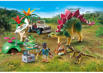 Playmobil - Research camp with dinos                                                      