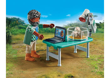 Playmobil - Research camp with dinos                                                      