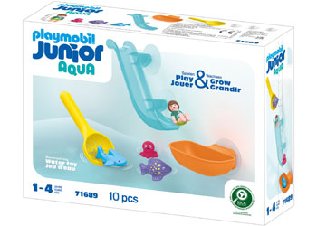 Playmobil - JUNIOR AQUA: Water Slide-Sea Animal