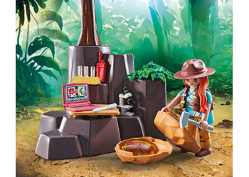 Playmobil - Brachiosaurus with Hovercraft