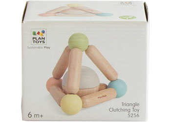 Plan Toys - Triangle Clutching Toy Pastels