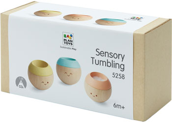 Plan Toys – Sensory Tumbling Faces – Set of 3