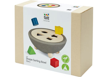 Plan Toys - SHAPE SORTING BOWL                                                            