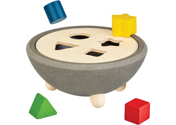 Plan Toys - SHAPE SORTING BOWL                                                            