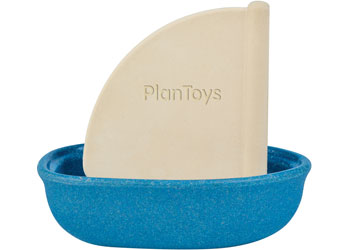 Plan Toys - SAILING BOAT - BLUE                                                           