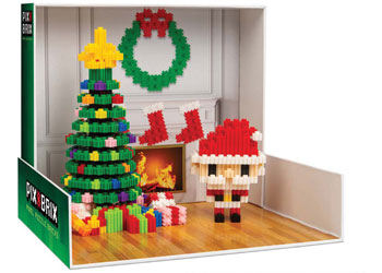 PixBrix - Santa and Christmas Diorama Box Set