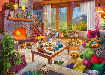 Ravensburger - Cozy Cabin Puzzle 1000p