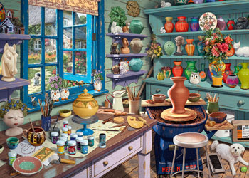 Ravensburger - Pottery Studio Sanctuary Puzzle 500pLF