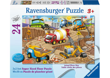 Rburg - Construction Fun Puzzle 24pc