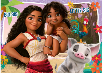 Ravensburger Disney Moana 2 Bumper Pack Puzzle 4x100 Pieces