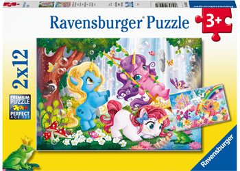 Ravensburger Puzzle - Construction Site And Farm, 2x 12 Pieces