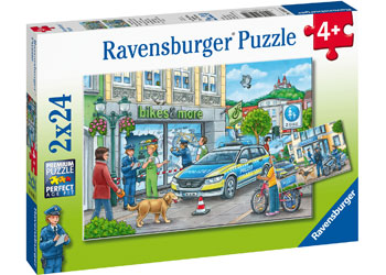 Ravensburger - Police at Work! 2x24 pieces