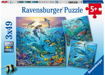 Rburg - Ocean Life Puzzle 3x49pc