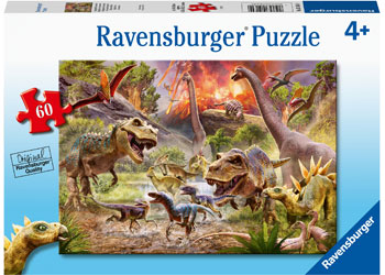 Rburg - Dinosaur Dash Puzzle 60pc