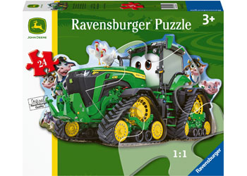 Ravensburger John Deere Tractor Shaped Puzzle 24 pieces