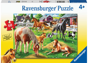 Rburg - Happy Horses Puzzle 60pc
