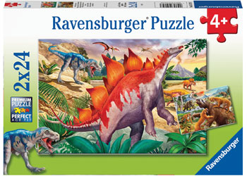 Rburg - Jurassic Wildlife Puzzle 2x24pc