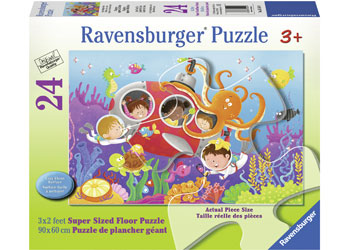 Ravensburger - Deep Diving Friends SuperSize Puzzle 24pc