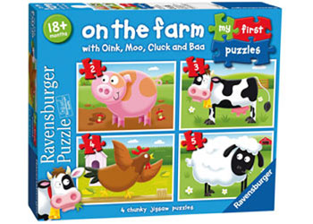 Rburg - On the Farm My First Puzzle 2 3 4 5pc