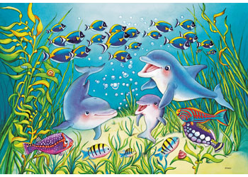 Ravensburger - On the Seabed Puzzle 2x12pc