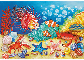 Ravensburger - On the Seabed Puzzle 2x12pc