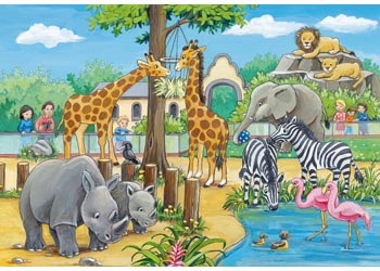 Rburg - Welcome to the Zoo Puzzle 2x24pc