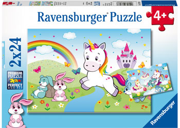 Rburg - Fairy Tale Unicorn Puzzle 2x24pc