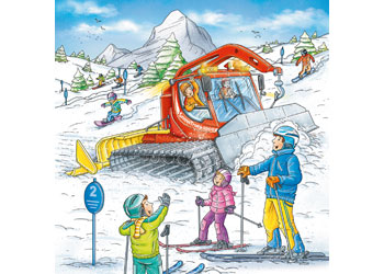 Ravensburger - Let's Go Skiing! Puzzle 3x49pc