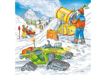 Ravensburger - Let's Go Skiing! Puzzle 3x49pc