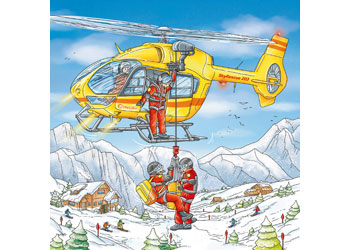 Ravensburger - Let's Go Skiing! Puzzle 3x49pc