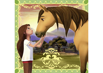 Ravensburger - Spirit Adventure on Horses 3x49pc